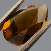 Amazing 5.55ct pear cut Citrine