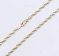 Group Lot of 2 Vintage 925 Sterling Silver Chains