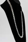.925 Italian Sterling Silver 10mm Anchor Chain Necklace 26 Inches