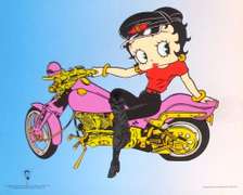 Betty Boop, Harley Motorcycle