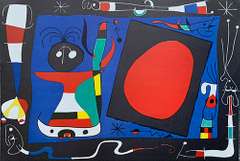 Joan Miro, Woman at the Mirror