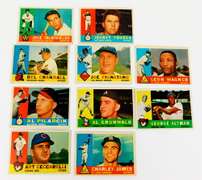 10 Topps 1960 Baseball Cards