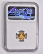 MS69 1988 China 5 Yuan 1/20 Oz. .999 Fine Gold Panda NGC