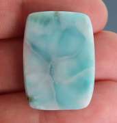 Collectors 37.12ct cloud blue Larimar cabochon