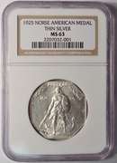 1925 Norse Commemorative Medal Thin NGC MS63