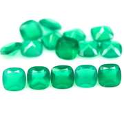 Breath taking 12.23ct mint green Botswana Agate set