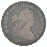 1805 Draped Bust Half Dollar R5 108