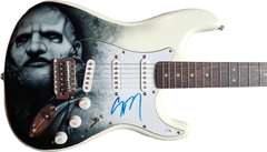 Slipknot Corey Taylor Signed Fender Hand Airbrushed Painting Guitar Exact Proof