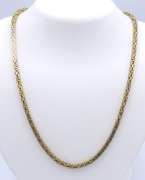 Vintage Italian Gold Plated Byzantine Necklace
