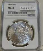 1898-O Morgan Dol NGC MS-60