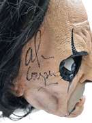Alice Cooper Autographed Mask & Custom Display Stand Exact Photo Proof ACOA