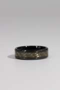 8mm Ceramic Wedding Band w/ Carbon Fiber Inlay Size 15
