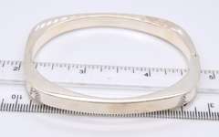 Vintage 925 Sterling Silver Bangle Bracelet