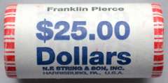 Roll of 25 Unopened Hayes 2011 $1 Presidential Dollars