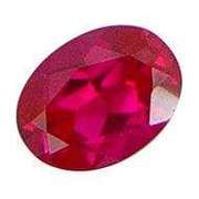 7X9MM OVAL LAB RUBY LOOSE GEMSTONE