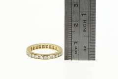 14K Yellow Gold 1.00 Ctw Diamond Eternity Anniversary Band Ring