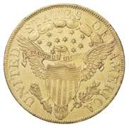 1800 $10 Liberty Cap Gold Eagle - Cleaned - Scratches