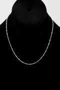 .925 Sterling Silver 1.1mm Snake Chain w/Design 16 Inches