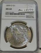 1899-O Morgan Dol NGC MS-60