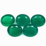 Breath taking 20.09ct mint green Botswana Agate set