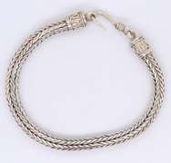 925 Sterling Silver Byzantine Bracelet