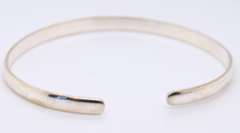 Vintage 925 Sterling Silver Bangle Bracelet Engraved Sister is a Forever Friend