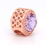 Sparkling Pandora Round Charm