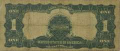 Series 1899 $1 Black Eagle Silver Certificate, Circulated.