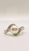 Fine Sterling Silver and Pearl Cocktail Ring