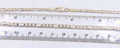 Group Lot of 2 Vintage 925 Sterling Silver Chains