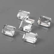 Superb 11.07ct diamond white Topaz set