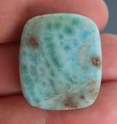 Big 50.29ct cloud blue Larimar cabochon