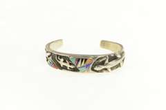 Sterling Silver Native Gloria Livingstone Zuni Lizard Bracelet