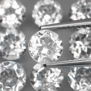 Glittering 8.88ct diamond white Topaz set