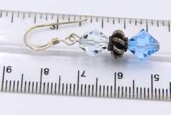 Pairs of 3 Sterling Silver Cubic Zirconia Dangle Earrings
