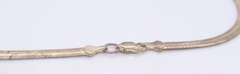 Vintage 925 Sterling Sliver Flat Chain Necklace