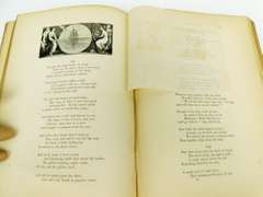 1866 Tennyson Poems, Illustrated Antique Book
