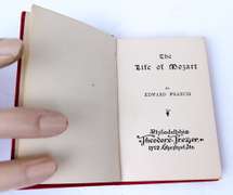 1892 Life of Mozart Miniature Book