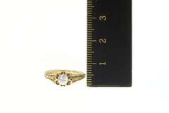 14K Yellow Gold 0.41 Ct Old European Cut Diamond Engagement Ring