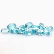 Vibrant blue! 9.80ct 14pc Cambodian Zircon set