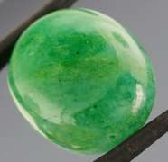 Huge natural 23.90ct Zambian Emerald cabochon