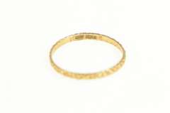 10K Yellow Gold Victorian Floral Pattern Child's Baby Ring