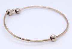 Vintage 925 Sterling Silver Bangle Bracelet