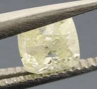 Sparkling! .35ct cushion cut champagne Diamond