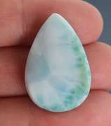 Lovely 24.79ct sky blue Larimar cabochon