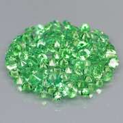 Stunning 3.63ct untreated spring green Tsavorite set