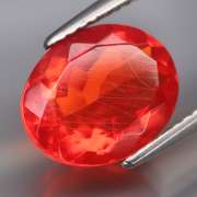 Vibrant top color 2.46ct blood orange Fire Opal