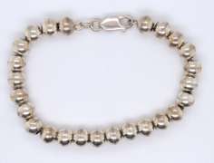 Vintage 925 Sterling Silver Ball Bracelet