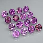 Glittering 7.12ct round cut Bolivian Amethyst set