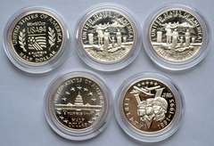 6 Proof Commemerotive US Clad Halves